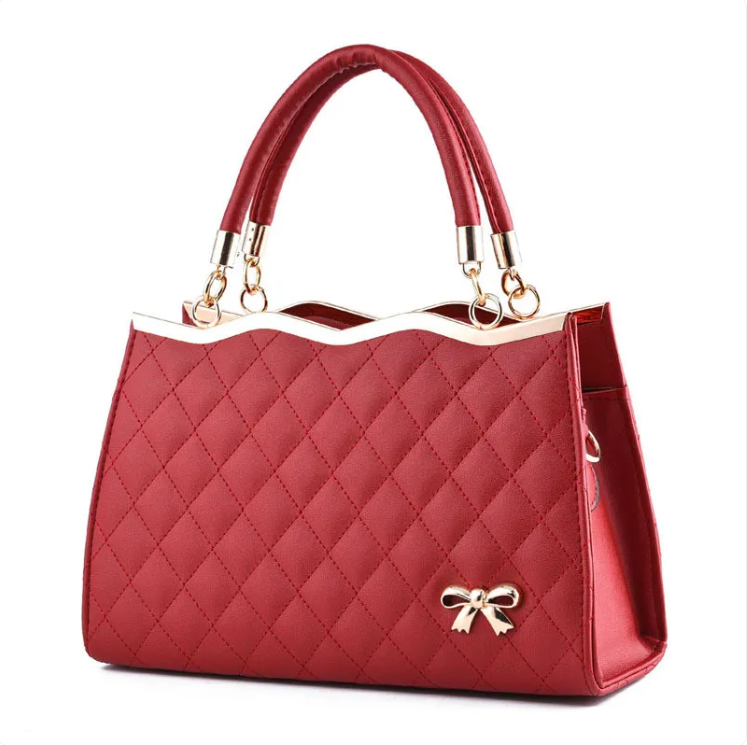 Crossbody Shoulder Bag With Bow